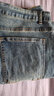 Colombass 九分牛仔褲男秋季新款男士彈力修身小腳復古潮牌長(cháng)褲子 圖色 34 曬單實(shí)拍圖