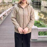 皮爾卡丹中年媽媽春裝2025新款時尚風衣時尚外套中老年女裝春秋季寬松外套 卡其 XL （建議105斤以內(nèi)） 曬單實拍圖