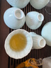 左茗右器（ZUOMINGYOUQI）景德鎮(zhèn)青瓷泡茶壺大容量涼水壺冷水壺防燙花茶壺陶瓷茶杯茶具套裝 青瓷茶壺600ml 曬單實(shí)拍圖