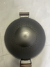 中帥中帥40cm大號(hào)鑄鐵鍋真不銹炒鍋雙耳無涂層不粘家用燃?xì)鈭A底炒菜鍋 大號(hào)-雙耳圓底炒鍋(含鍋蓋) 38cm 曬單實(shí)拍圖
