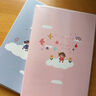 瑪麗（Maxleaf）膠套筆記本子膠裝本加厚A5記事本可愛(ài)女生日記本簡(jiǎn)約大學(xué)生大號A4作文記事本文具 【云端淺吟】作文B5/64張 4本裝 曬單實(shí)拍圖