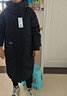雅鹿粉色中長(zhǎng)款羽絨服女2025年冬季新款時(shí)尚休閑可拆卸帽加厚保暖外套 星空黑 M (160) 【推薦110-125斤】 曬單實(shí)拍圖