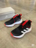 adidas OWNTHEGAME团队款中帮实战篮球鞋男大童儿童阿迪达斯 黑色/红色 29码 实拍图