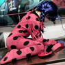 柏潮瓢蟲雷迪ladybugMiraculous少女表演服裝萬圣節(jié)卡通兒童六一演出 主圖款 S/ 110 曬單實拍圖