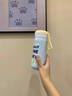納登卡通保溫杯2024新款女生高顏值直飲水杯學(xué)生可愛(ài)手提式杯子帶茶隔 休閑小狗 530ml 曬單實(shí)拍圖
