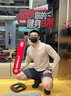 omG! 【輕暖衣】加厚磨毛運動(dòng)保暖內衣健身服長(cháng)袖連帽秋冬季高彈力 黑色 L 曬單實(shí)拍圖
