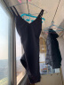 速比涛（Speedo）小黑裙系列修身显瘦连体泳衣女 8121110001 黑色 34 晒单实拍图