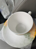 朵彩（DOCARE）朵彩骨質(zhì)瓷早餐杯咖啡杯碟唐山骨瓷茶杯水杯咖啡杯簡(jiǎn)裝 一杯一碟2頭 曬單實(shí)拍圖