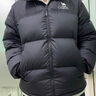駱駝[王俊凱同款]羽絨服男王者凱甲火山2.0保暖加厚抗寒高蓬羽絨服女 7066，暗夜黑/黑 ，中性款【經(jīng)典款】 XL 曬單實拍圖