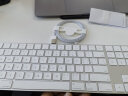 Apple 苹果键盘原装 Mac笔记本电脑iPad无线蓝牙键盘Magic Keyboard带数字键盘 妙控键盘-二代中文银色-带数字键盘 实拍图