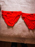 棉文化男士?jì)妊潫o(wú)痕三角褲透氣薄單層80支3D沖模 大紅（中腰） L 曬單實(shí)拍圖