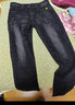 尊栩牛仔褲男2025秋季新款青年低腰休閑彈力小腳韓版修身牛仔褲子 8520黑色 常規 33 曬單實(shí)拍圖