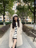 溥畔帽子女款貝雷帽女韓版時(shí)尚百搭大頭圍八角帽顯臉小春秋鴨 米色 【主圖款】 M 可調節【帽圍：55-57c】 曬單實(shí)拍圖