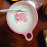 五和（WUHE）兒童餐具套裝兒童輔食碗寶寶碗兒童水杯防摔防燙分格餐盤節(jié)日送禮 粉小豬佩奇套裝 曬單實(shí)拍圖