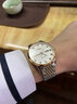 天統（TIANTONG）瑞士手表男士機械表男表全自動(dòng)防水夜光雙日歷十大品牌前十名腕表 【升級版】旋風(fēng)間金白·進(jìn)口機芯 曬單實(shí)拍圖