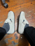 Devo Life的沃软木鞋男女同款时尚穆勒鞋情侣休闲鞋 66008 灰色反绒皮 39 实拍图