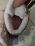 SNOOPY史努比童鞋兒童棉鞋男女童加絨保暖冬季大棉雪地運動(dòng)鞋7950粉色36 曬單實(shí)拍圖