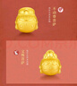 周六福（ZLF）七夕禮物  黃金轉運珠女款足金八大佛生肖本命年守護神串珠 定價 文殊菩薩(兔)-1.21g 曬單實拍圖