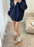 UGG春季男女同款舒適休閑厚底輪胎底一腳蹬懶人鞋明星同款1155650 SNDP | 沙色/杏色 39.5 曬單實(shí)拍圖