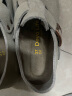 Devo Life的沃软木鞋男女同款时尚穆勒鞋情侣休闲鞋 66008 灰色反绒皮 38 实拍图