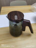 南山先生 泡茶壺耐熱玻璃防燙茶壺辦公商務(wù)茶水分離半自動(dòng)出水松川泡茶壺 松川泡茶壺_鴉青 曬單實(shí)拍圖