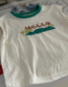 巴拉巴拉婴儿t恤宝宝打底衫女童上衣男短袖2024新款夏季全棉可爱 草木绿-背心款 80cm 实拍图