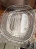 沃德百惠（WORTHBUY）輕奢水果盤家用客廳透明干果零食擺放托盤高檔點心糖果盤2023新款 小號透明白*2 曬單實拍圖