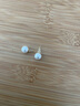 愛情故飾施家新款潮s925銀珍珠耳釘女輕奢高級(jí)感耳環(huán)耳飾情人節(jié)生日禮物 fever同款施家珍珠10MM 曬單實(shí)拍圖