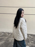 匹克棉服女冬季保暖百搭面包服短款立領(lǐng)純色休閑保暖棉衣外套DF544182 曬單實拍圖