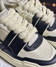 FOOT INDUSTRY 足下工業(yè)「品牌經(jīng)典」90s滑板鞋運(yùn)動(dòng)休閑復(fù)古訓(xùn)練板鞋男女百搭 黑色/米白 36 曬單實(shí)拍圖