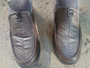 卡帝樂(lè )鱷魚(yú)（CARTELO）真皮秋冬季老北京布鞋男棉鞋加絨加厚保暖防滑中老年人防水防滑爸 咖啡色 43 曬單實(shí)拍圖