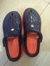 萬(wàn)浦森二合一新款防臭男外穿涼拖鞋男夏季洞洞鞋防滑涼鞋男防水沙灘鞋男 海藍橙 42 標準運動(dòng)鞋碼 曬單實(shí)拍圖
