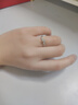 CRD克徠帝【現貨閃發(fā)】偏愛(ài)告白鉑金鉆戒女求婚鉆石戒指群鑲女戒 共約25分|主石18分F-G色SI 曬單實(shí)拍圖