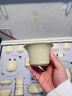 洛湘大師手作汝窯茶具套裝辦公家用高檔陶瓷茶壺蓋碗整套送禮品禮盒裝 帝黃汝窯茶具套裝【禮盒裝】 曬單實(shí)拍圖