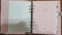 Filofax記事本英國進(jìn)口高檔手帳本簡(jiǎn)約軟皮面活頁(yè)筆記本禮盒裝domino系列A5粉色022604 曬單實(shí)拍圖