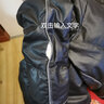 袋鼠鴨絨羽絨服男士韓版修身2025年新款痞帥冬季羊羔毛領(lǐng)加厚短款外套 【三防】羽絨服【當天發(fā)貨】黑色 2XL 135-150斤左右 曬單實(shí)拍圖