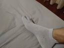 莫代爾五指襪子男士短襪夏季薄款棉襪防臭抗菌透氣吸汗男士無(wú)骨分趾襪子 組合七(淺灰+深藍+深灰+蔚藍+黑 5雙 均碼 網(wǎng)眼透氣提耳款5雙裝39-44 曬單實(shí)拍圖
