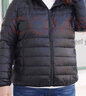 皮爾卡丹（pierre cardin）白鴨絨女士連帽大碼輕薄羽絨服女短款胖mm外套加肥加大200斤 黑色 6XL 曬單實(shí)拍圖
