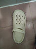 啄木鳥(niǎo)洞洞鞋男夏季大碼46拖鞋防滑辦公室47大頭兩用48沙灘鏤空包頭涼鞋 米白 46 標準運動(dòng)碼 曬單實(shí)拍圖