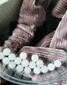 PURE GIRL 7A天然白瑪瑙散珠子 圓珠單顆半成品 DIY水晶手工編織 串珠材料 7A白瑪瑙8mm一顆 曬單實(shí)拍圖