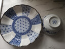 有谷窯 日本進(jìn)口陶瓷飯碗面碗菜盤(pán)日式瓷器青花麻葉系列釉下彩碗碟 青花麻葉12cm飯碗4.7英寸 曬單實(shí)拍圖