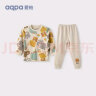 aqpa婴儿内衣套装纯棉衣服秋冬男女宝宝儿童秋衣秋裤（适合20℃左右） 马戏团 90cm 实拍图
