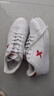 特步（XTEP）女鞋板鞋女2026新款秋冬季皮面滑板鞋休閑運動(dòng)鞋平底板鞋小白鞋女 白紅 40 曬單實(shí)拍圖