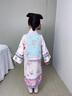 G.DUCK KIDS女童漢服春夏裝長袖兒童旗袍格格裝公主古裝中國風清朝民族風演出 粉色 90碼建議80-90cm1歲半-2歲cm 曬單實拍圖