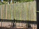 臨雅竹籬笆柵欄隔斷戶(hù)外庭院花園碳化竹排圍欄田園造景小院子隱私遮擋 原色青竹 高1.8米X長(cháng)2米 曬單實(shí)拍圖