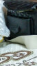 桃花洛高级感法国小众包包女2024新款潮菱格网红百搭单肩宽带斜挎小方包 黑色 实拍图