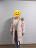 TKSY2025新款狐貍毛領(lǐng)90白鵝絨羽絨服女長款收腰小眾時尚加厚寬松外套 淺粉色 XS 80-99斤 曬單實(shí)拍圖