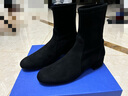 STUART WEITZMAN/SW ODETTA 夏季經(jīng)典粗方跟短靴女鞋靴子圓頭瘦瘦靴奢侈品 曬單實拍圖