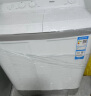 海尔（Haier）双桶洗衣机半自动自动家用 10公斤超大容量 双缸 可洗薄被子 以旧换新 原厂品质 XPB100-729S 实拍图