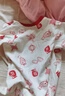 纖絲鳥(niǎo)（TINSINO）嬰兒衣服寶寶紅色棉毛哈衣爬服新生兒衣服A類(lèi)周歲衣服 福氣滿(mǎn)滿(mǎn) 曬單實(shí)拍圖